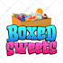 beautiful candy, sweets, ice, chamoy, snacks, food logo