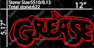 rhinestone design and template
