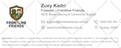 create clickable HTML coded email signature