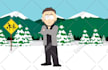 draw you in the south park cartoon style