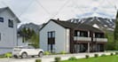 design modern realistic 3d house exterior with high quality rendering