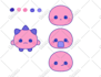create cute cartoon illustrations, lofi art, anime, nft