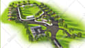 render rv park, campground map, parking plan, site plan