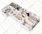 make 2d and 3d floor plan visualization