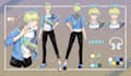 draw character illustration reference sheet oc vtuber design