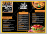 design table menu, price table, comparison chart, table tent, trifold card etc