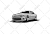 trace your vehicle into vector silhouettes