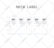 make your t shirt custom neck label, wash care labels design