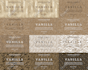 create minimalist and premium candle label and packaging designs