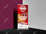 design retractable banner, roll up,  backdrop, ads, church