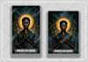 hand draw a custom full tarot or oracle card deck with box