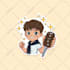 design cute stickers for you