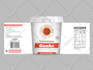 design a unique packaging for box, pouch, jar, label