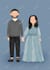 create cute profile picture or potrait illustration