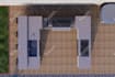 convert 2d architecture plan to 3d floor plan with sketchup model and rendering