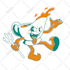 create a retro 1930s rubberhose style character