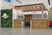 design 3d interior render for your office and retail space