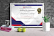 do certificate design, diploma certificate template or award certificate