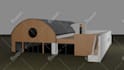 model a 3d interior in blender for you