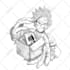 do concept art, character design, manga page