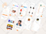 design minimal figma mobile app UI UX and prototype