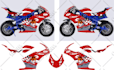 design your motorcycle decal with racing graphic or cartoon