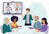 create modern flat illustrations for brand, app, or website