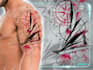design a profesional trash polka tattoo