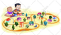 create freehand digital children story book illustration in 24h