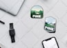 create sticker design patch design badge logo