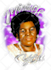 do 80s 90s portrait airbrush graffiti design