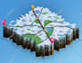 design a 3d isometric map or event map illustration