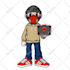draw your own cartoon mascot character free sketch