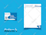 design branding stationery kit items business card letterhead envelope designs