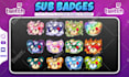 draw twitch emotes, sub badges, animated emotes, chibi emotes, vtuber for stream