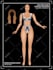 illustrate a paper doll with clothes and accessories