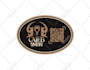 design round badge logo, stamp, patch, label, sticker