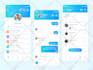 design modern mobile app UI UX for ios and android in figma