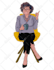 doing your image with simple cartoon color style
