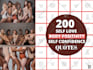provide ready to post self love, body positivity, quotes posters