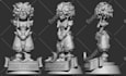 design cute 3d character, mascot, animal, cartoon model for 3d print