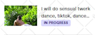 do sensual twerk dance, tiktok, dance to your music