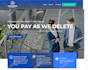 create a modern responsive landing page website
