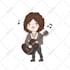 draw cute chibi icon for sticker, photo profile, etc