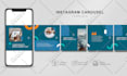 editable canva templates for instagram, linkedin carousel designs