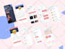 do mobile app design, figma app design, and prototype