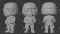 create cute 3d models character, funko pop, and action figures for printing