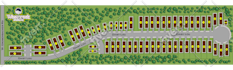 render rv park, campground map, site plan, or vector map