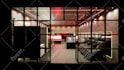 design the interior of a gym and fitness center
