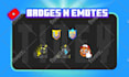 design custom youtube loyalty badges and cute emotes